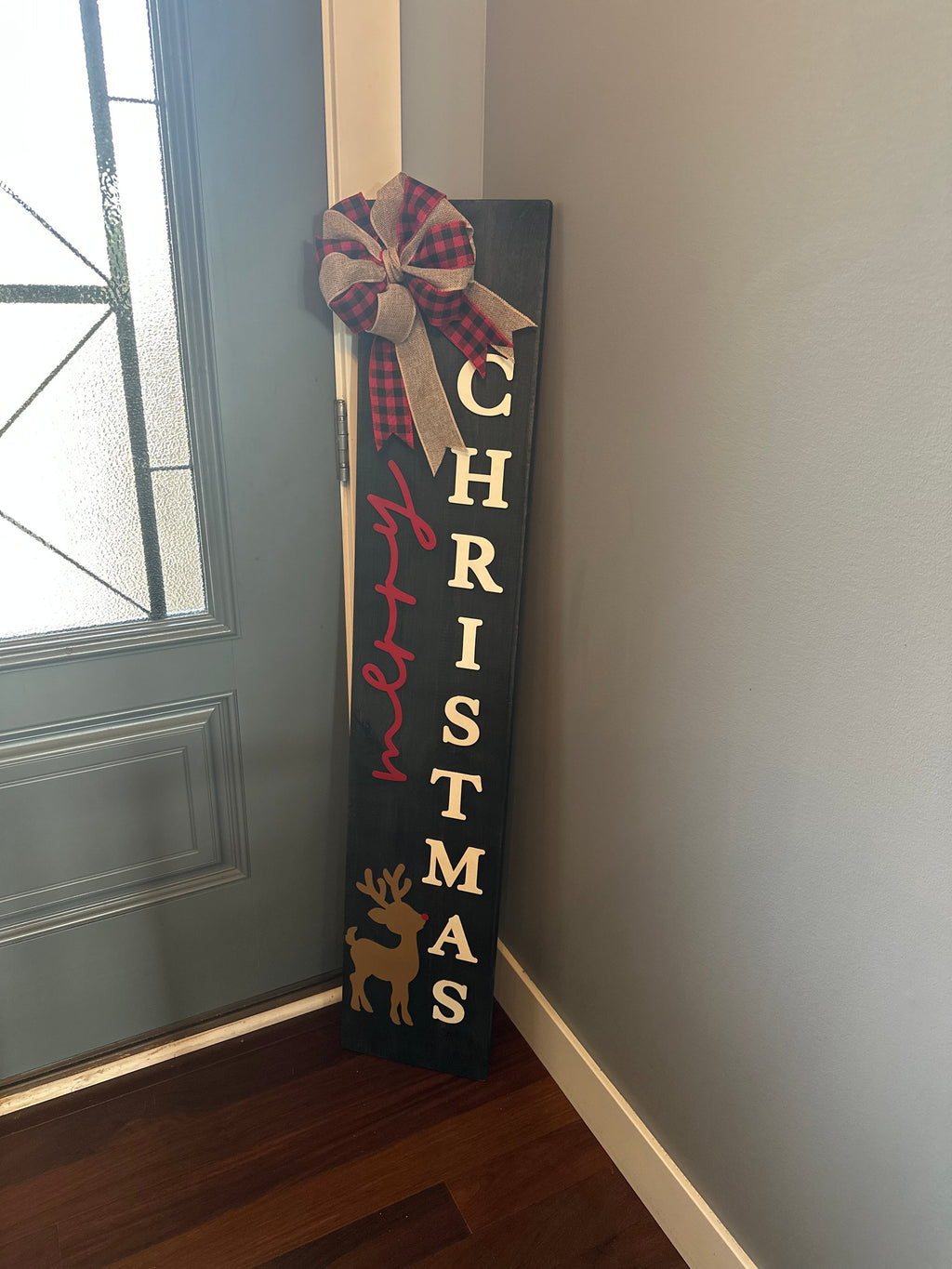 Merry Christmas 4' Porch leaner