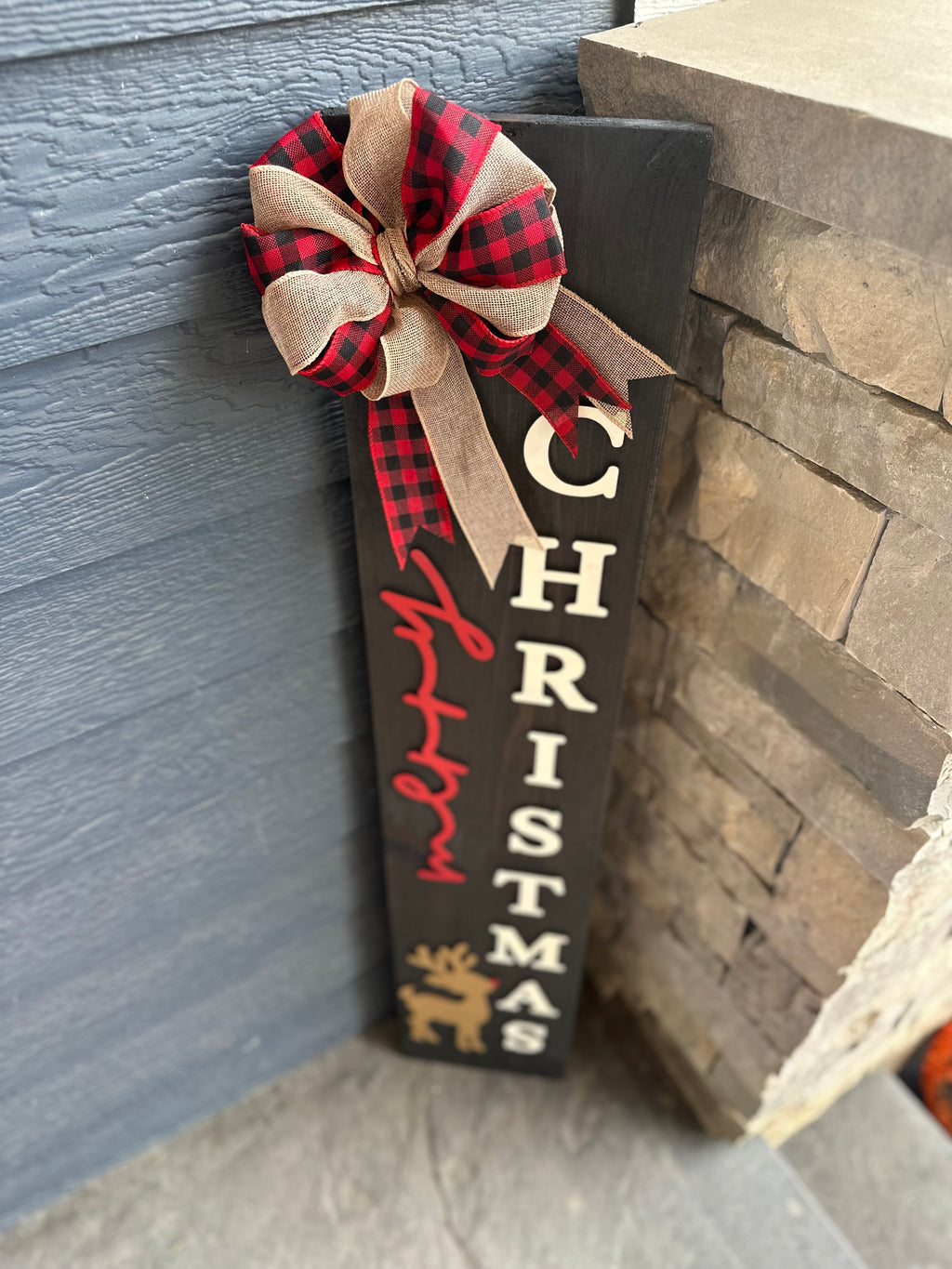 Merry Christmas 4' Porch leaner