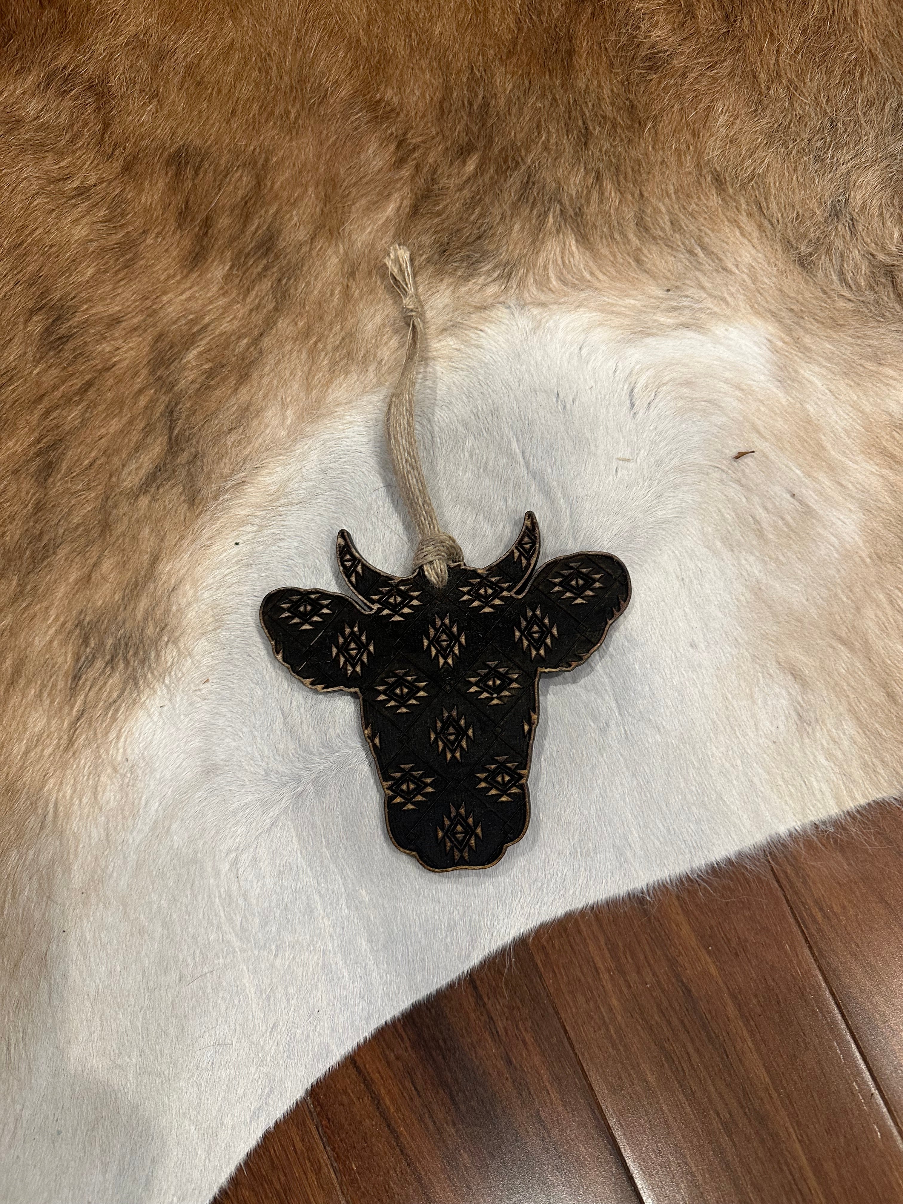 Bull Head Ornament
