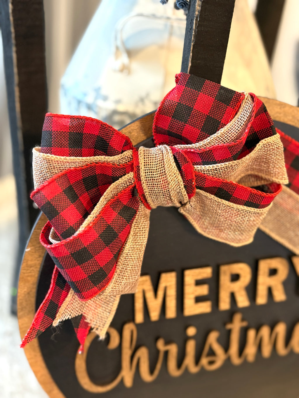 Merry Christmas Round Sign